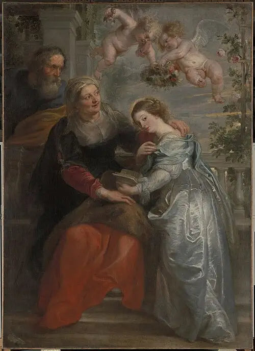 A Educação da Virgem - Peter Paul Rubens