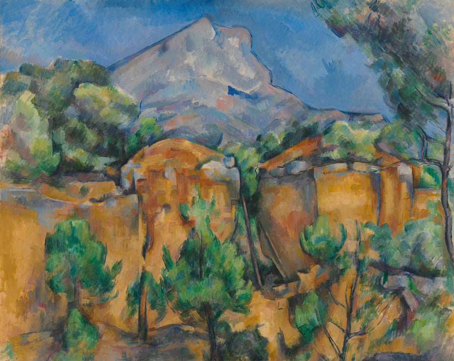 A Montanha Sainte-Victoire vista de Bibémus - Paul Cézanne