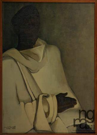 Homme en blanc - Amrita Sher-Gil
