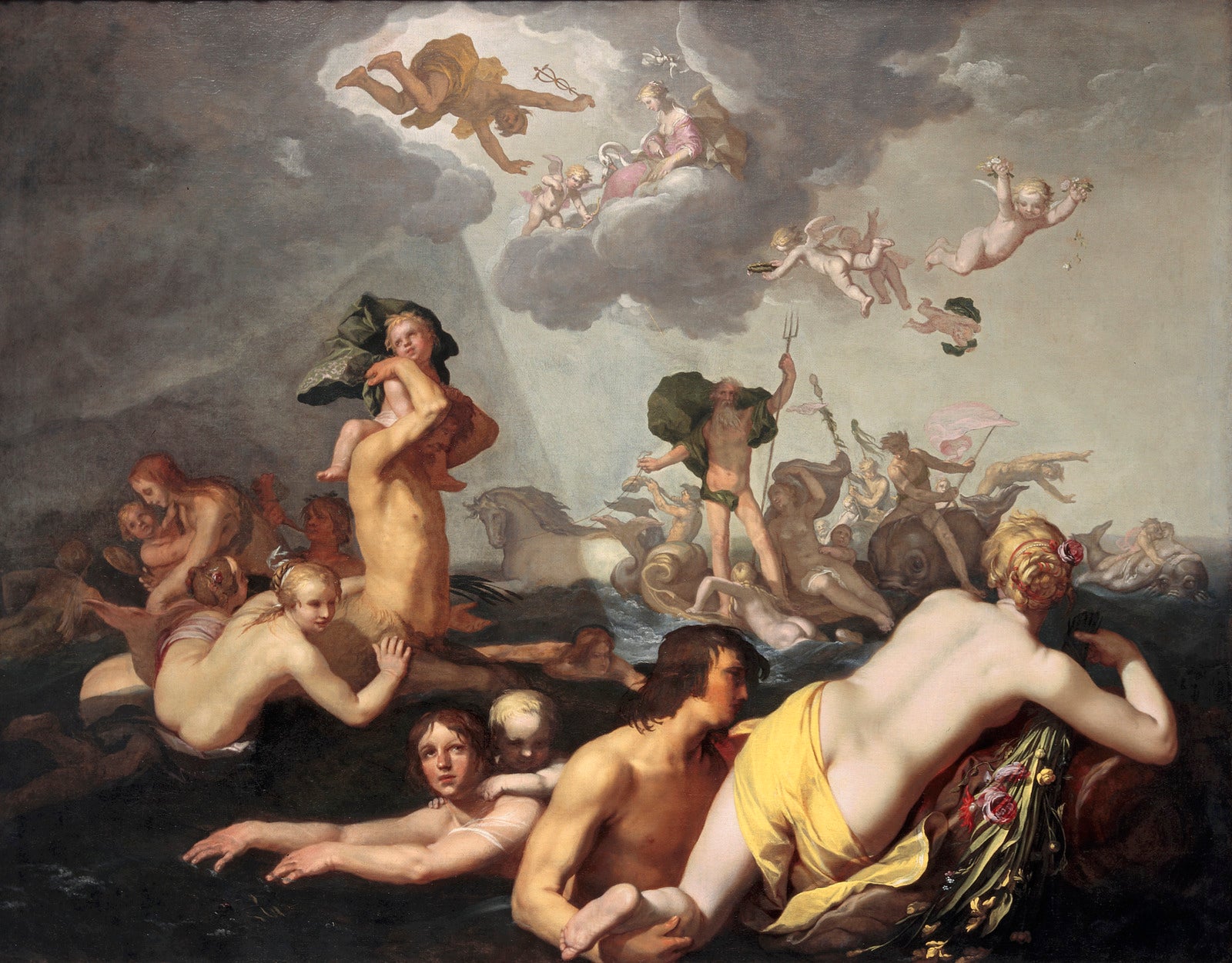 Le triomphe de Neptune - Abraham Bloemaert