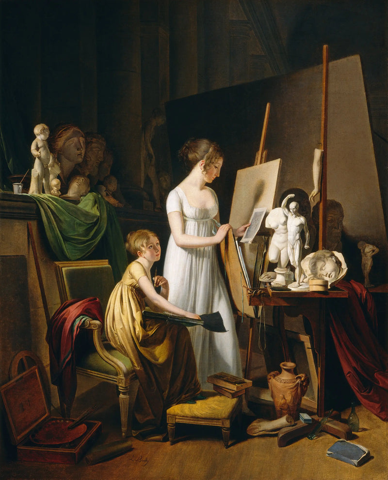 O ateliê de um pintor - Louis-Léopold Boilly