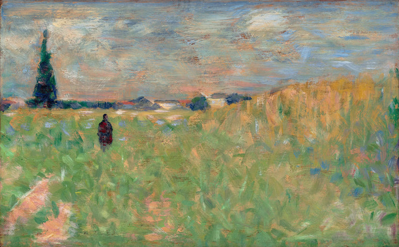 Uma paisagem de verão - Georges Seurat
