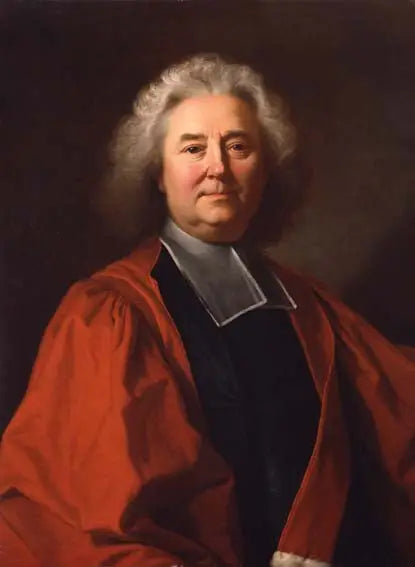 Retrato de René Pucelle - Hyacinthe Rigaud