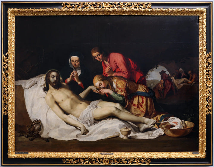 O lamento sobre o corpo do Cristo morto - Abraham Bloemaert