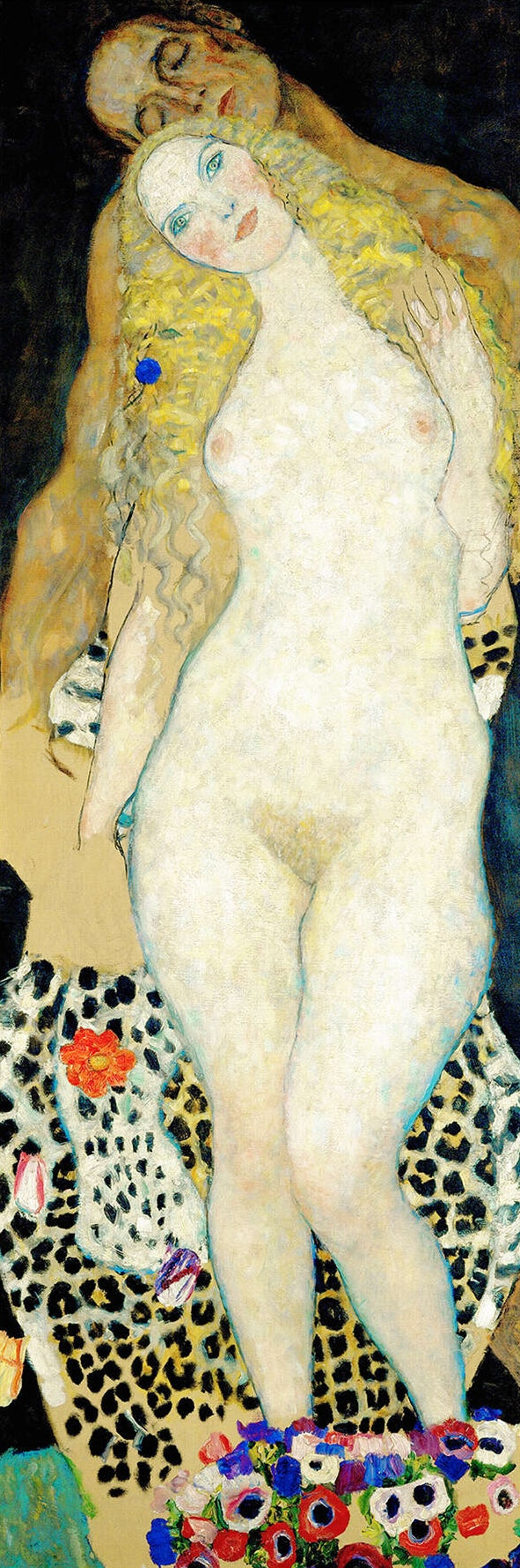 🌿🍎 Adão e Eva – Gustav Klimt (1917–1918)
