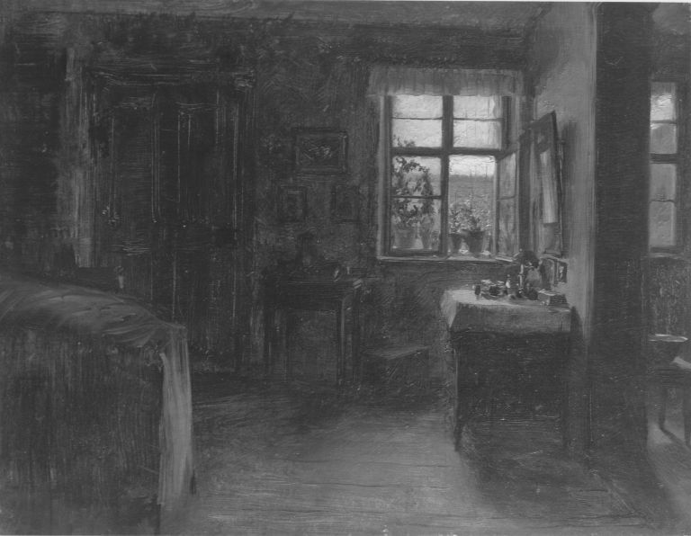 Salon d'un libraire - Adolph von Menzel