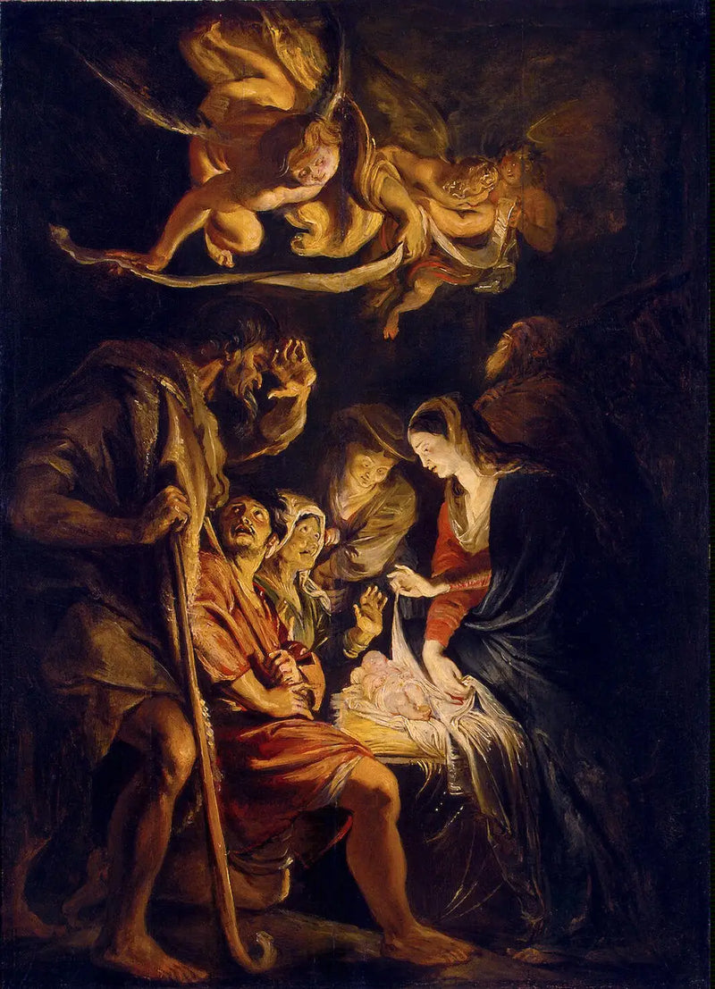 A Adoração dos Pastores - Peter Paul Rubens