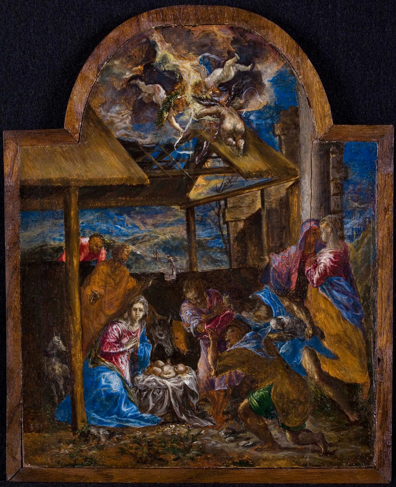 Adoração, 1570 - El Greco