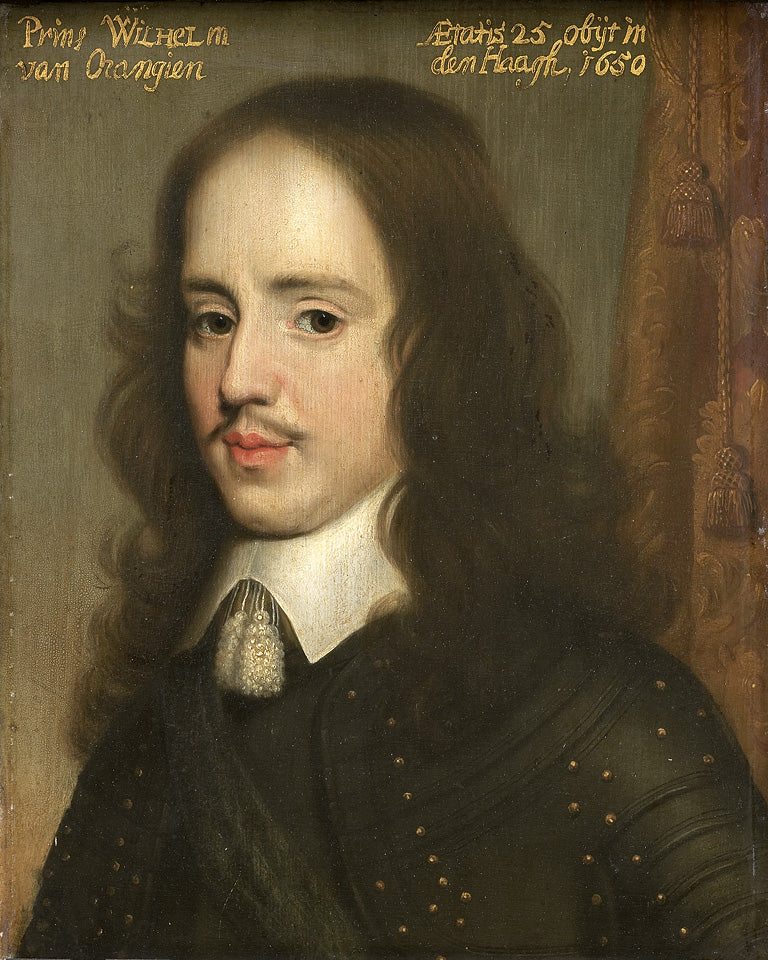 Retrato de Guilherme II (1626-1650), príncipe de Orange - Gerrit van Honthorst