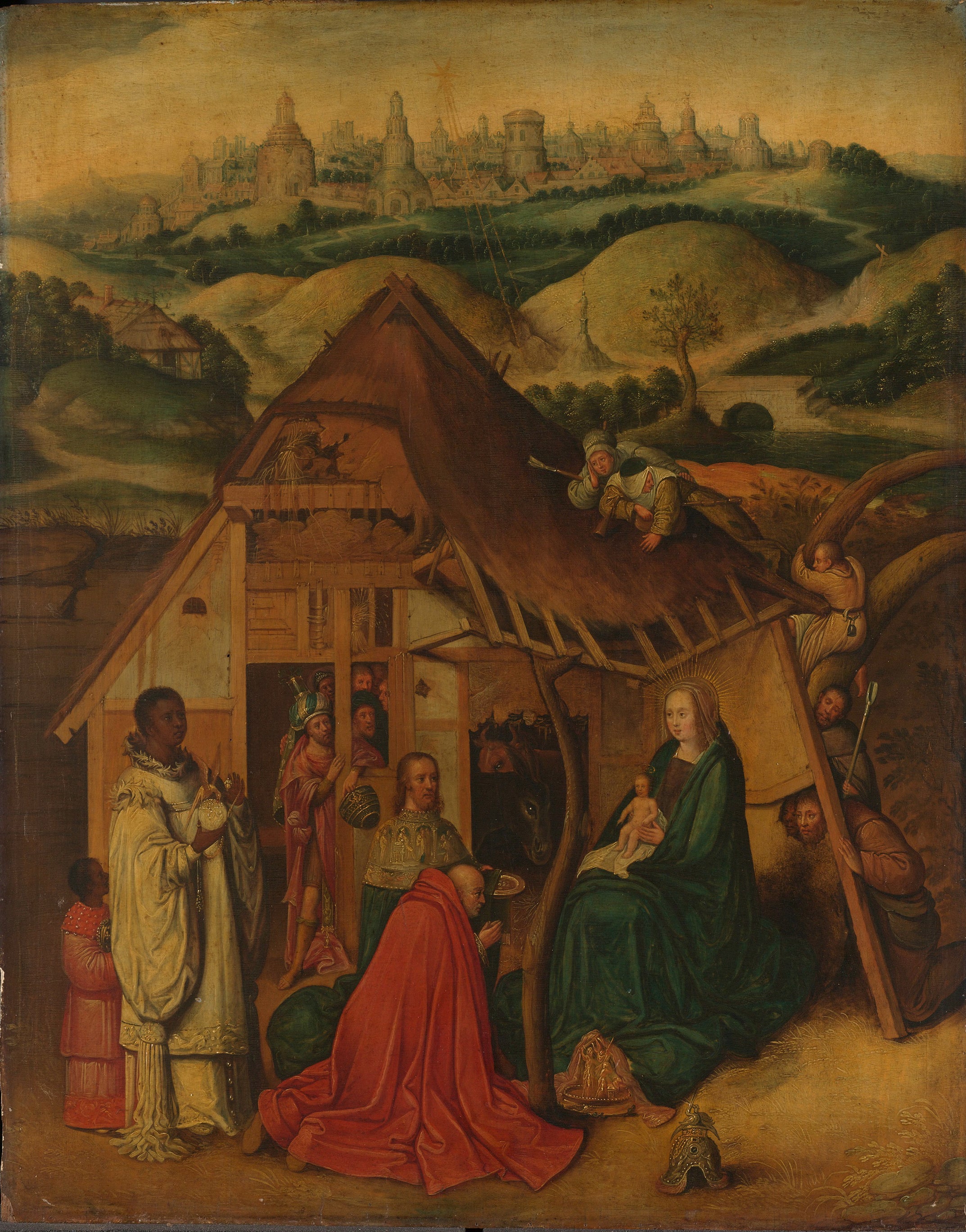 A adoração dos magos - Hieronymus Bosch