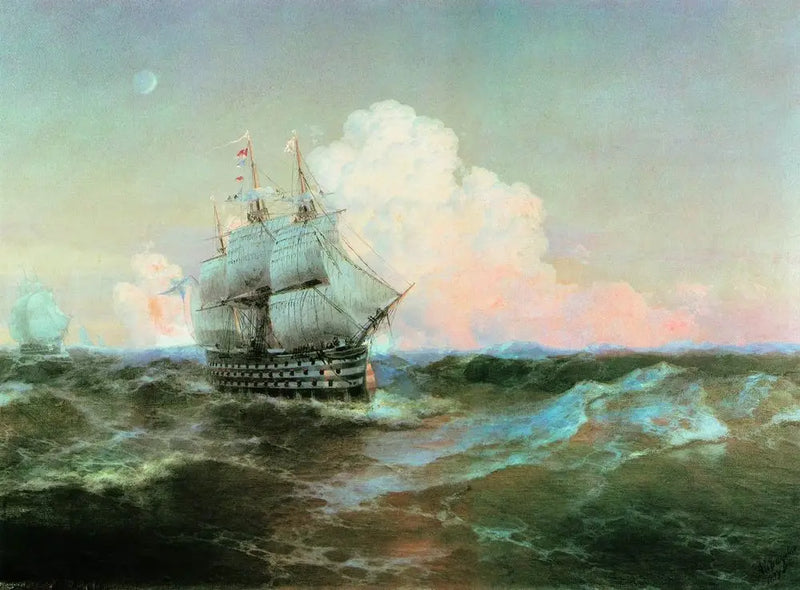 Navio « Os Doze Apóstolos » - Ivan Aivazovsky