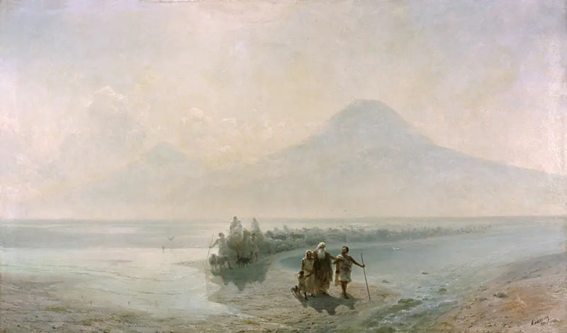 A Descida de Noé do Monte Ararat - Ivan Aivazovsky