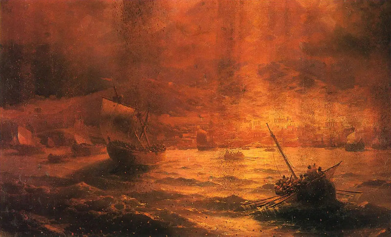 Destruição de Pompéia - Ivan Aïvazovski