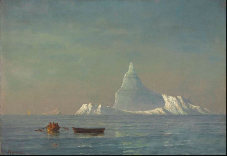 Icebergs - Albert Bierstadt