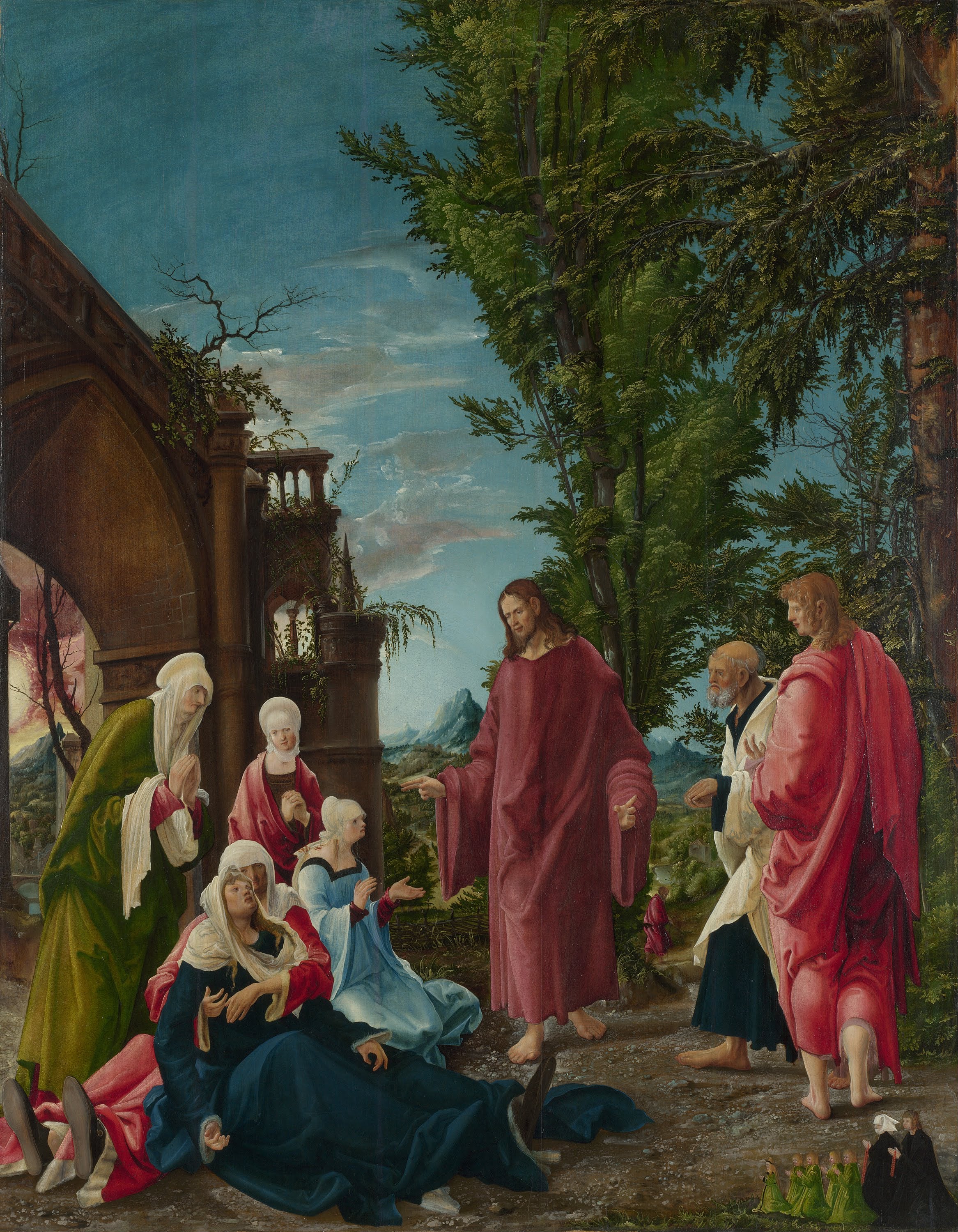 Les Adieux du Christ à sa mère - Albrecht Altdorfer