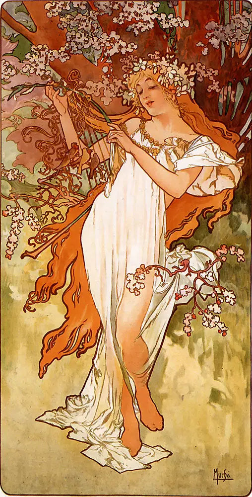 Primavera - Alphonse Mucha