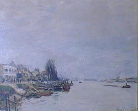 Reproduction du tableau « Point du jour - Alfred Sisley » par Alpha Reproduction en peinture à l’huile