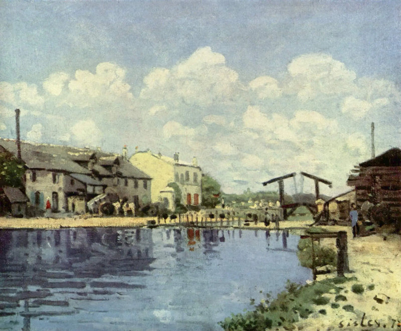 O Canal Saint-Martin - Alfred Sisley