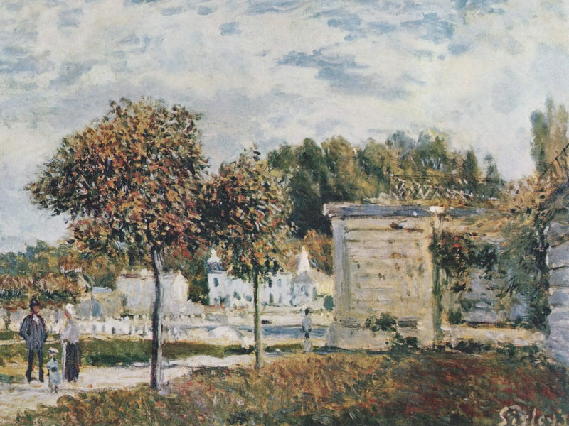 Bacia de Marly - Alfred Sisley