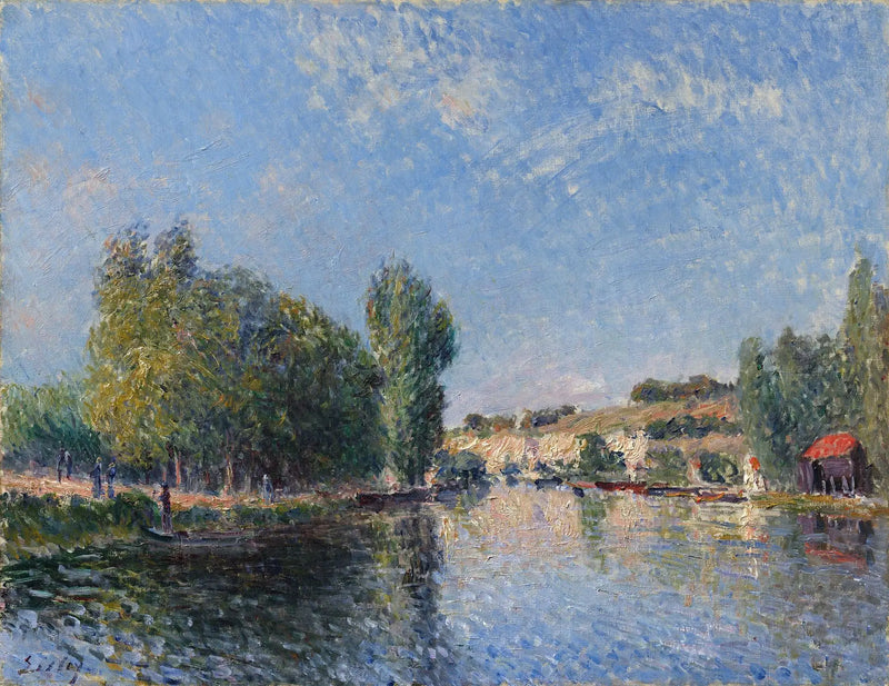 O Loing em Moret - Alfred Sisley