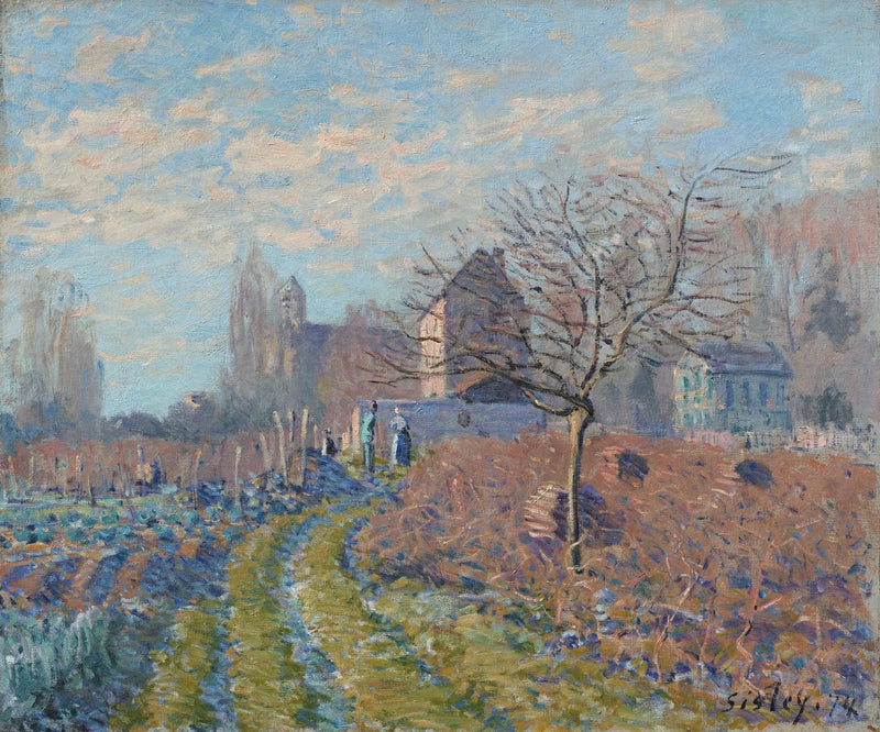 Geada branca, verão de São Martinho - Alfred Sisley