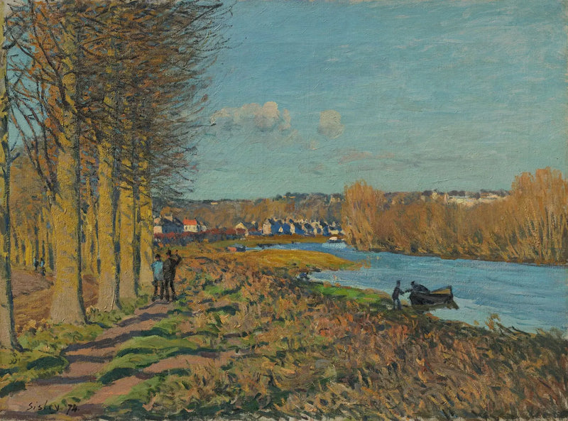 Manhã de Inverno - Alfred Sisley