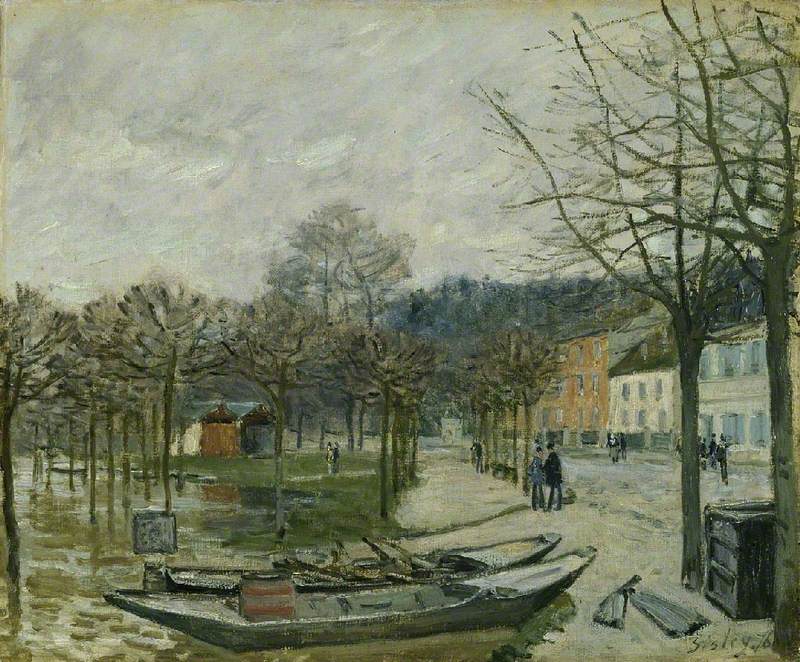 Reproduction du tableau « L'inondation à Port-Marly - Alfred Sisley » par Alpha Reproduction en peinture à l’huile