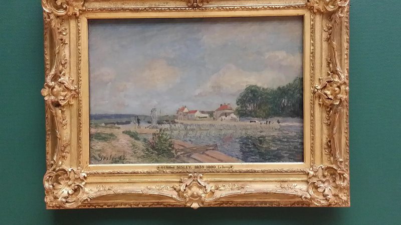 a Barragem - Alfred Sisley