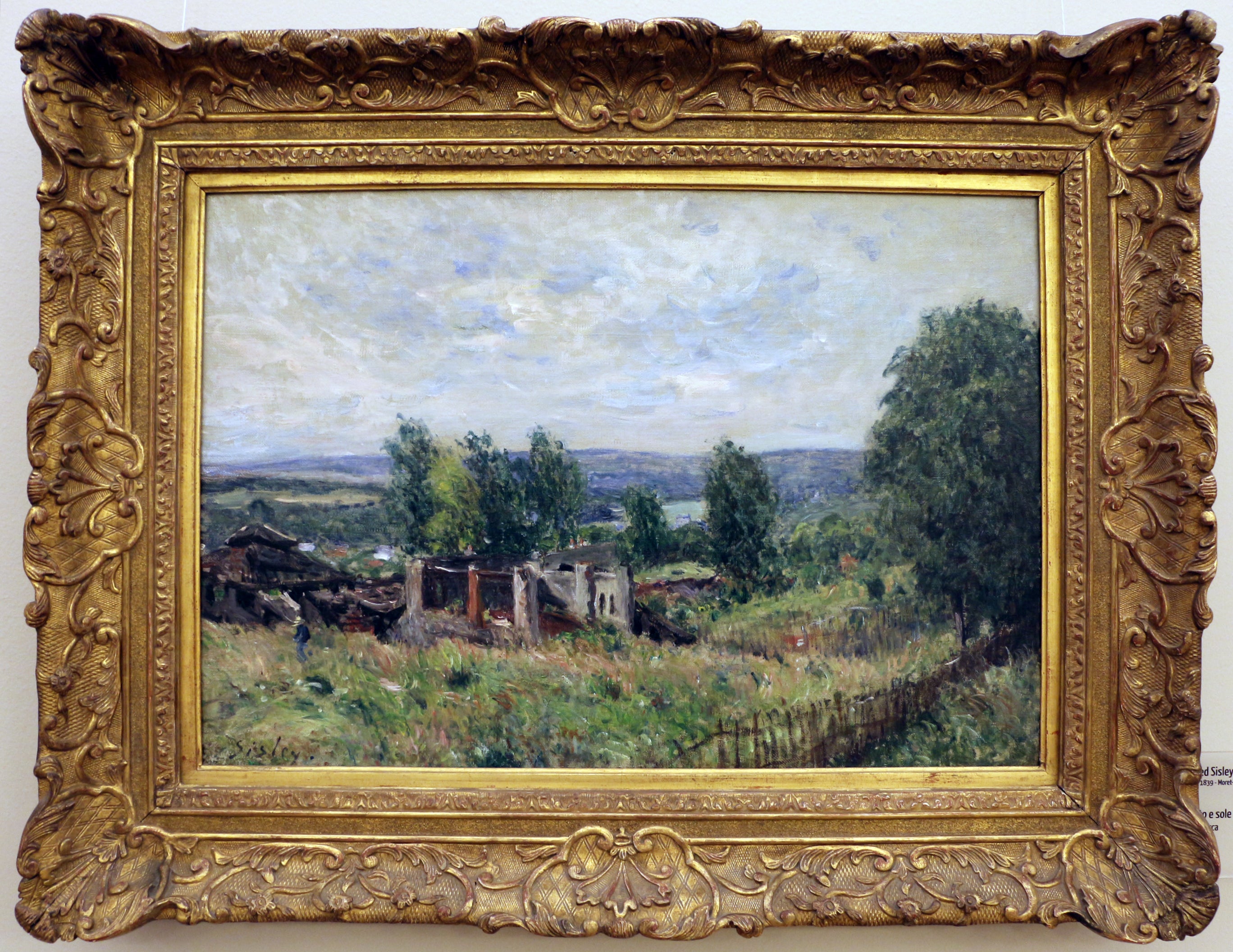 Reproduction du tableau « Q76896248 - Alfred Sisley » par Alpha Reproduction en peinture à l’huile