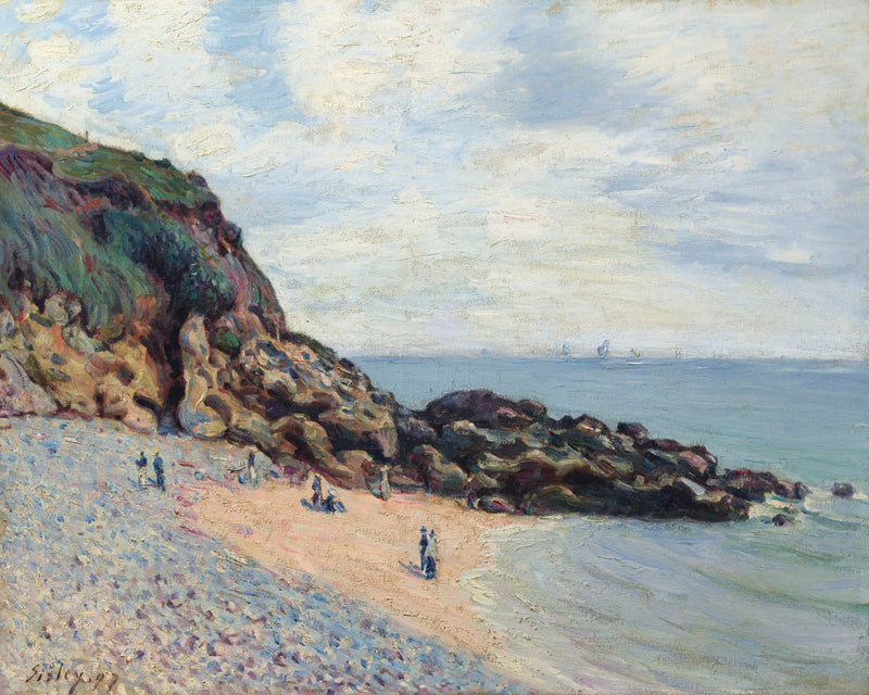 Baía de Langland - Alfred Sisley