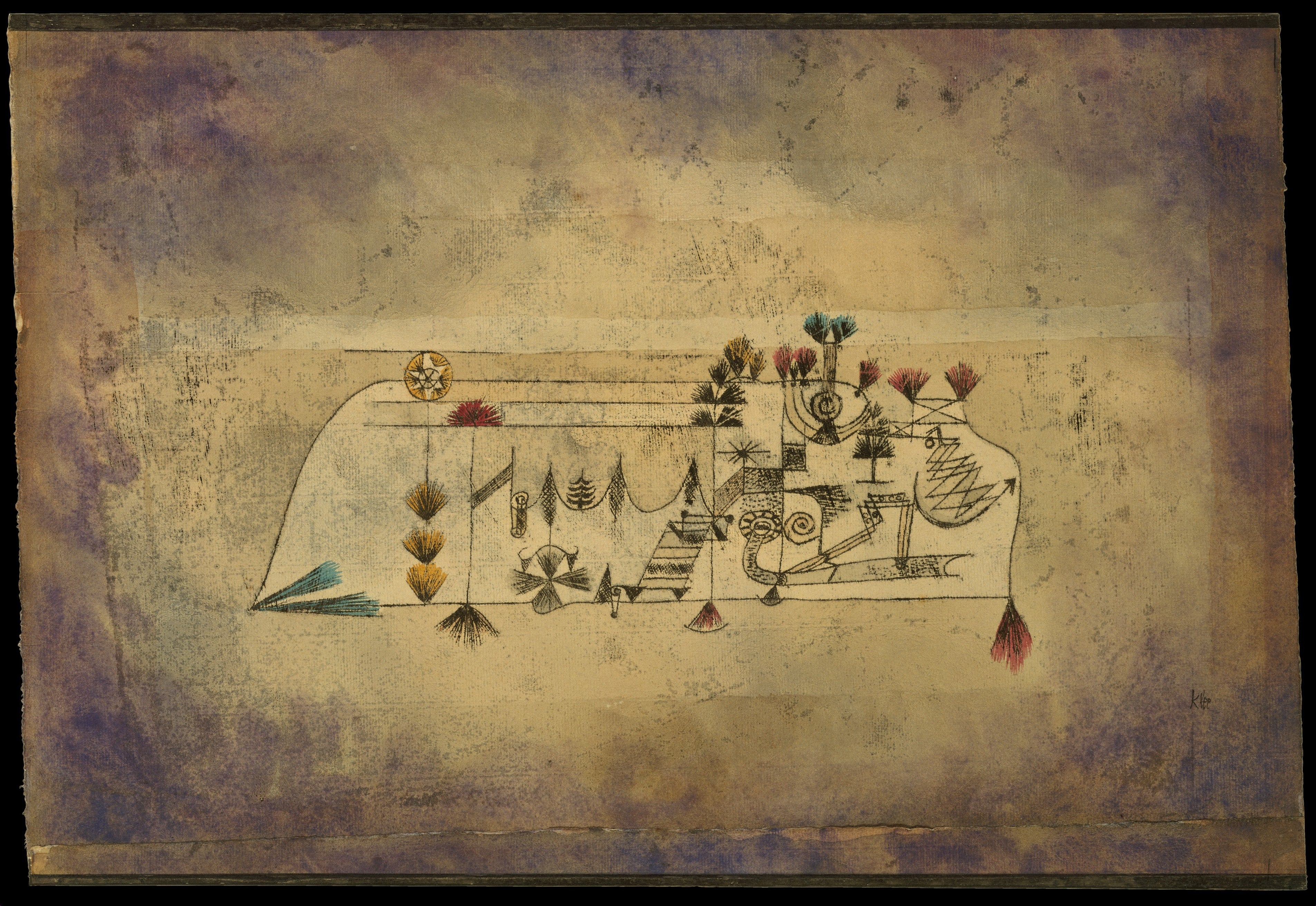 Quadro das Almas de Todos os Santos - Paul Klee