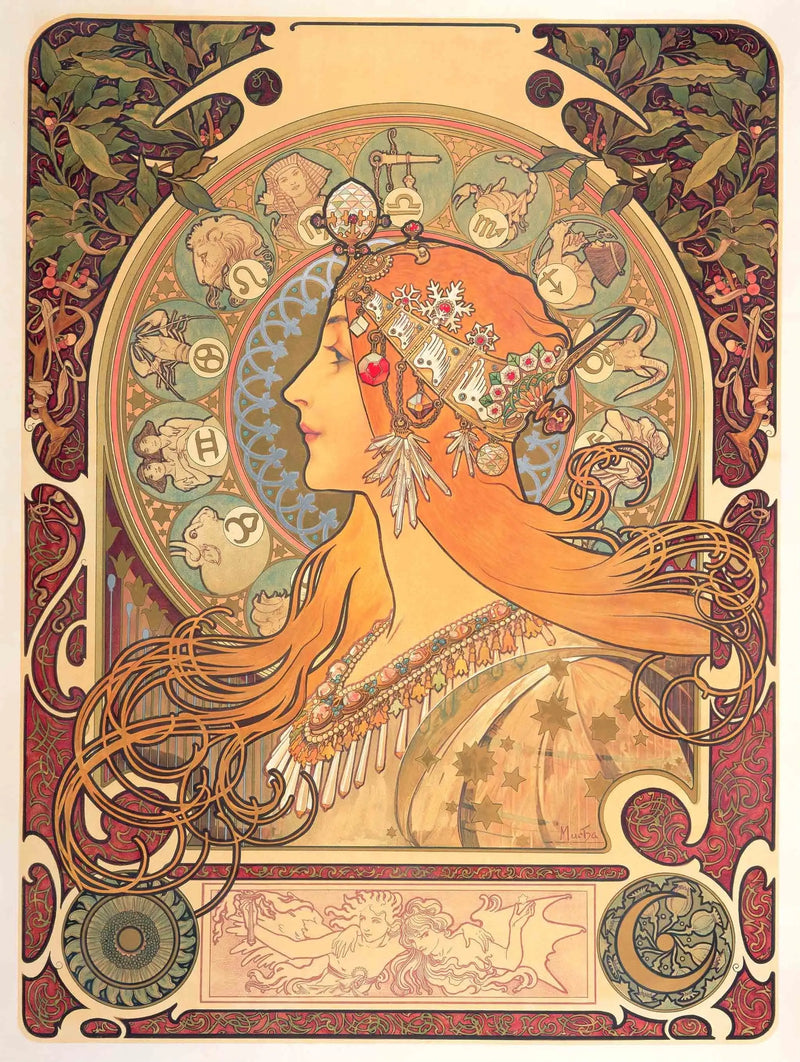 Zodíaco - Alphonse Mucha