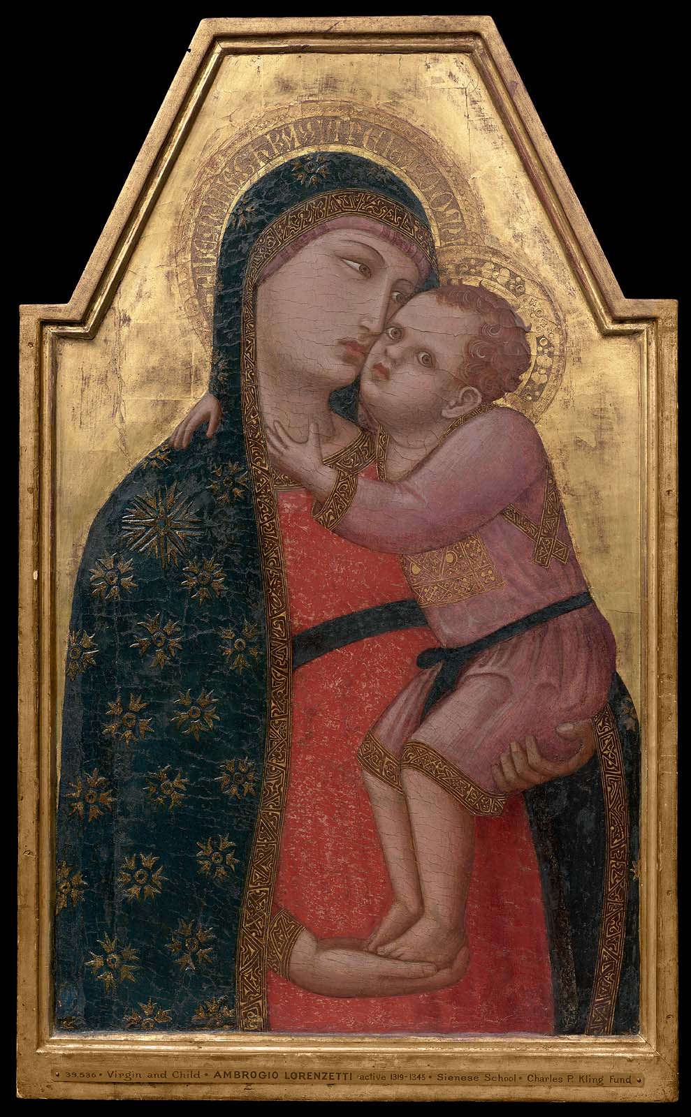 Vierge à l'Enfant - Ambrogio Lorenzetti