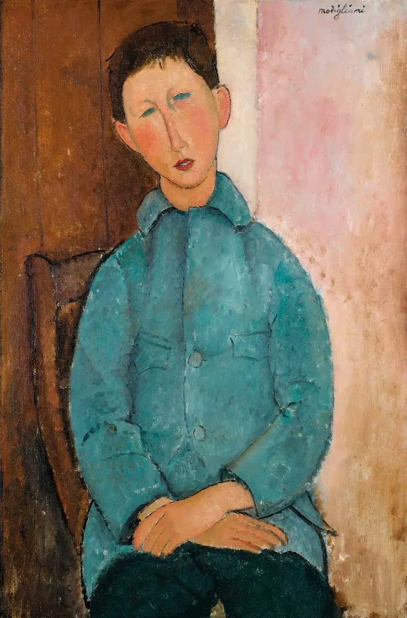 Menino com o Casaco Azul - Amedeo Modigliani