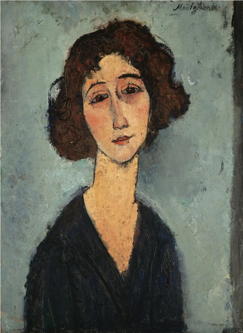 Jovem Mulher (Totote de la Gaîté) - Amedeo Modigliani
