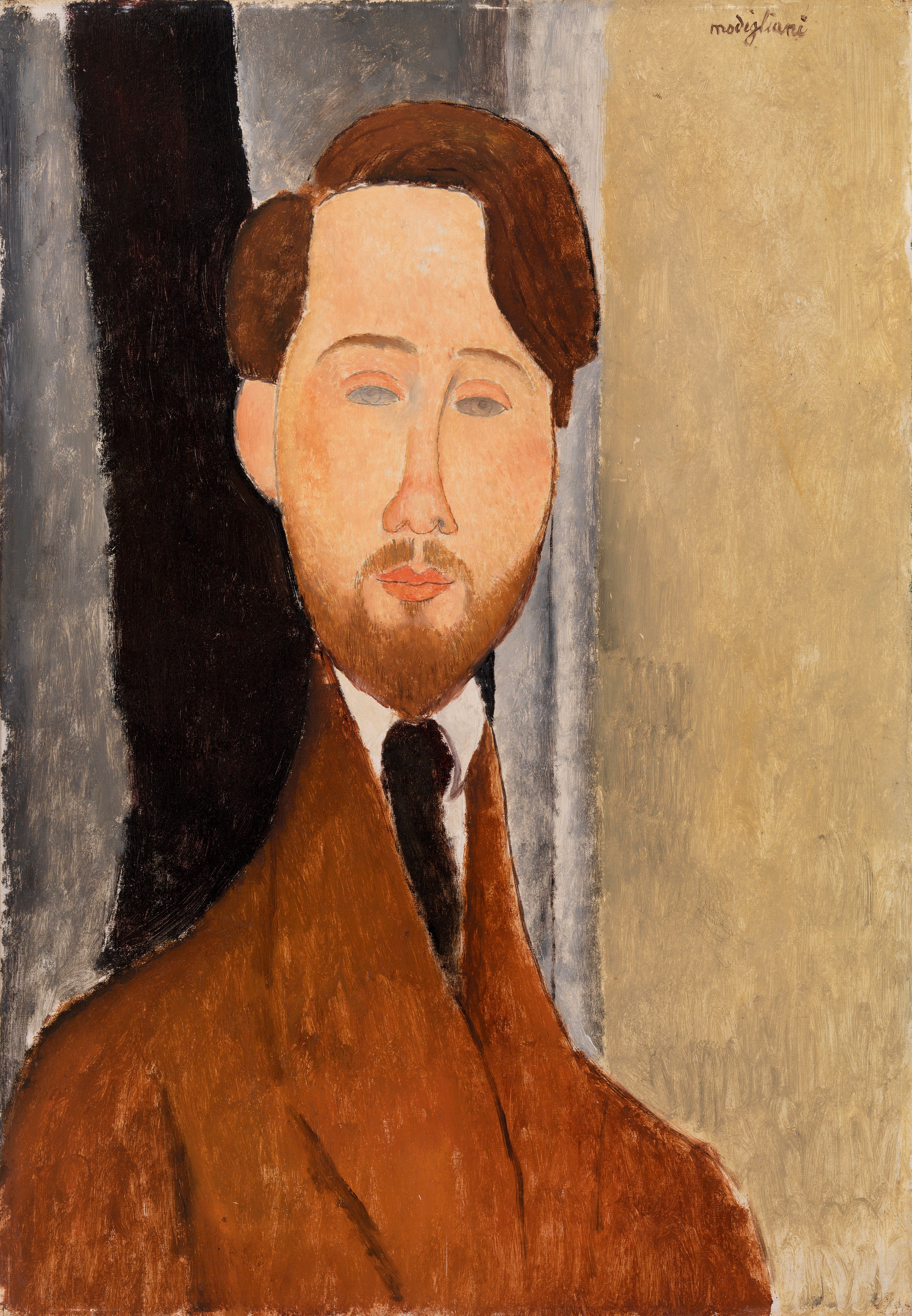 Reproduction du tableau « Léopold Zborowksi - Amedeo Modigliani » par Alpha Reproduction en peinture à l’huile