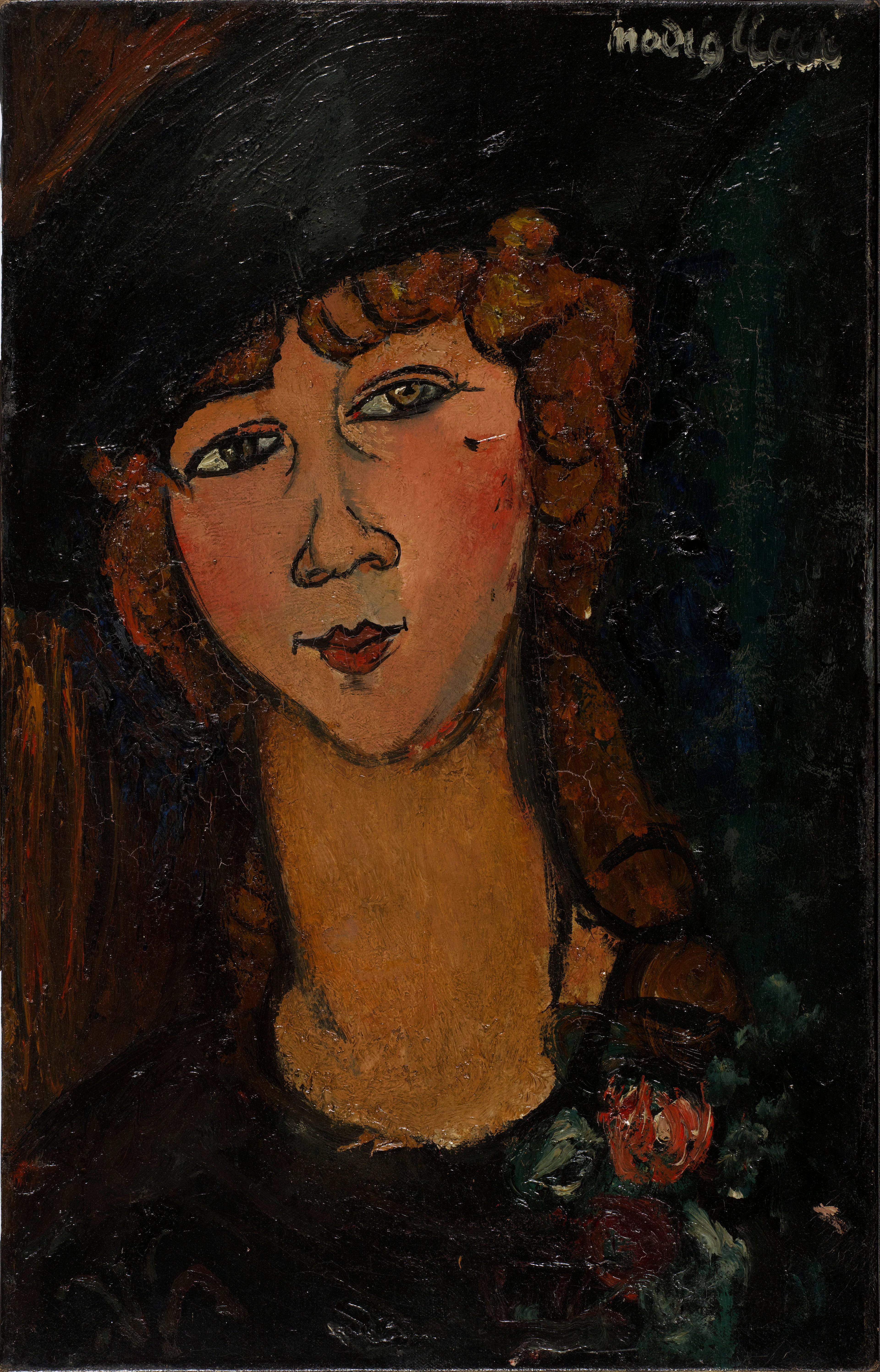 Reproduction du tableau « Lolotte - Amedeo Modigliani » par Alpha Reproduction en peinture à l’huile