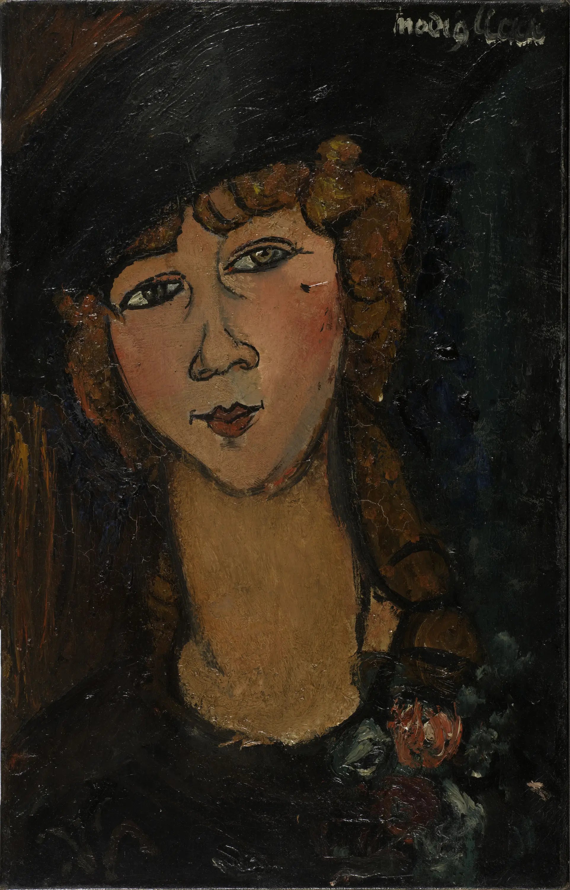 Reproduction du tableau « Lolotte - Amedeo Modigliani » par Alpha Reproduction en peinture à l’huile
