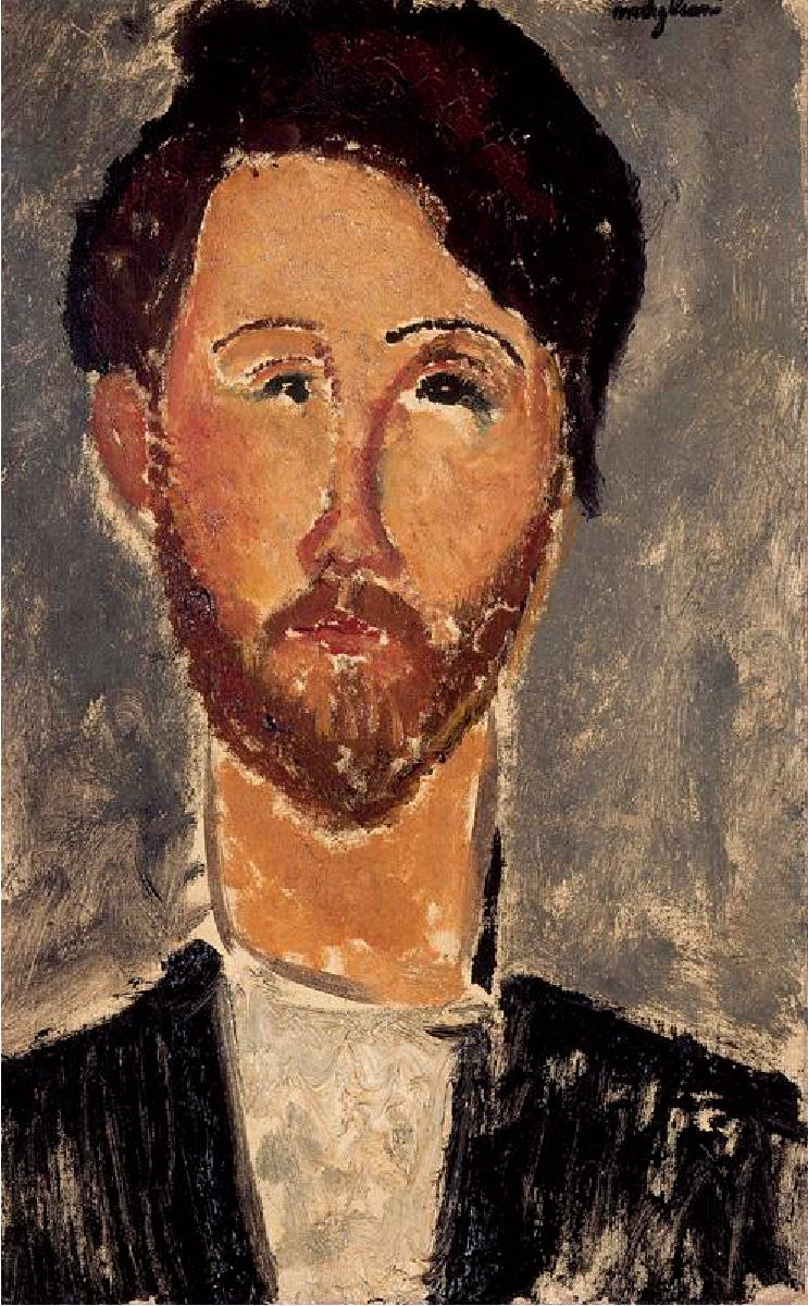 Reproduction du tableau « Portrait de Léopold Zborowski - Amedeo Modigliani » par Alpha Reproduction en peinture à l’huile
