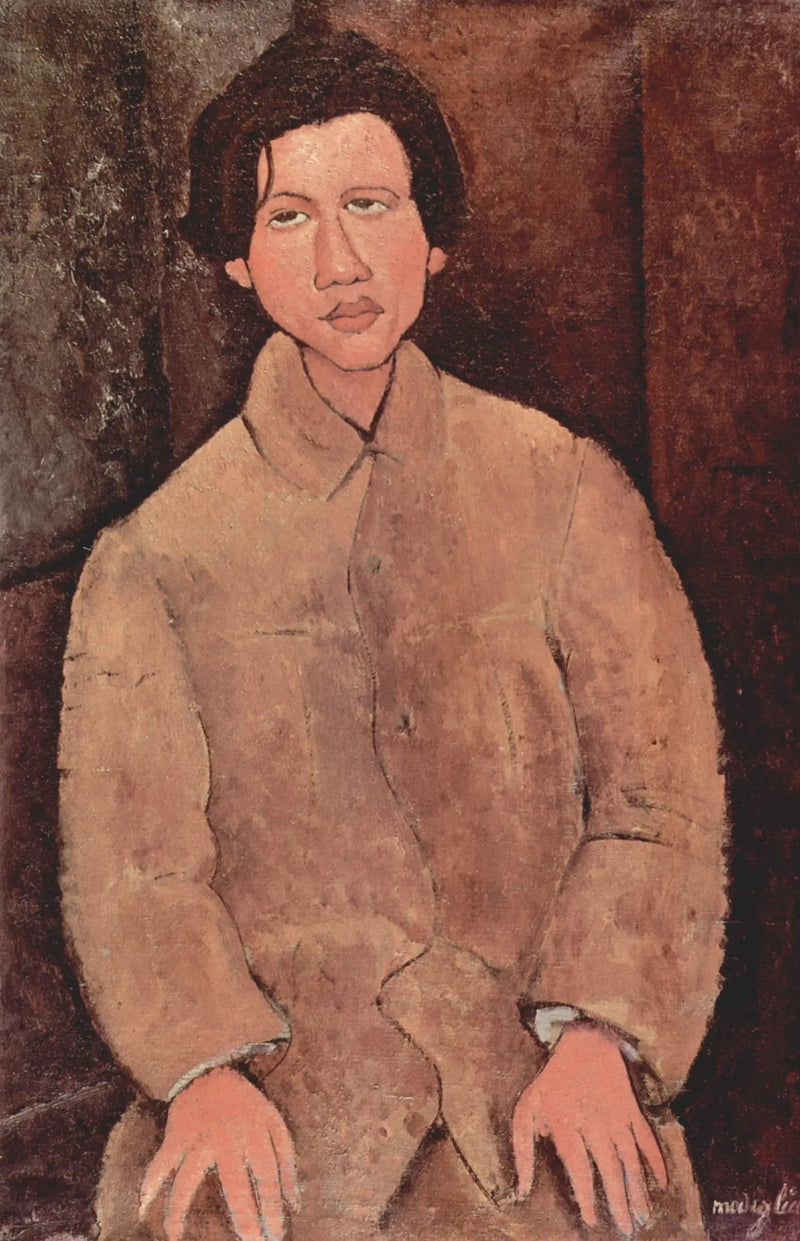 Retrato de Chaïm Soutine - Amedeo Modigliani