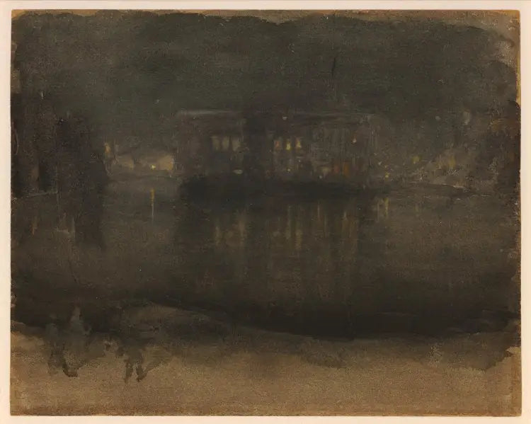Noturno de Amsterdã - James Abbott McNeill Whistler