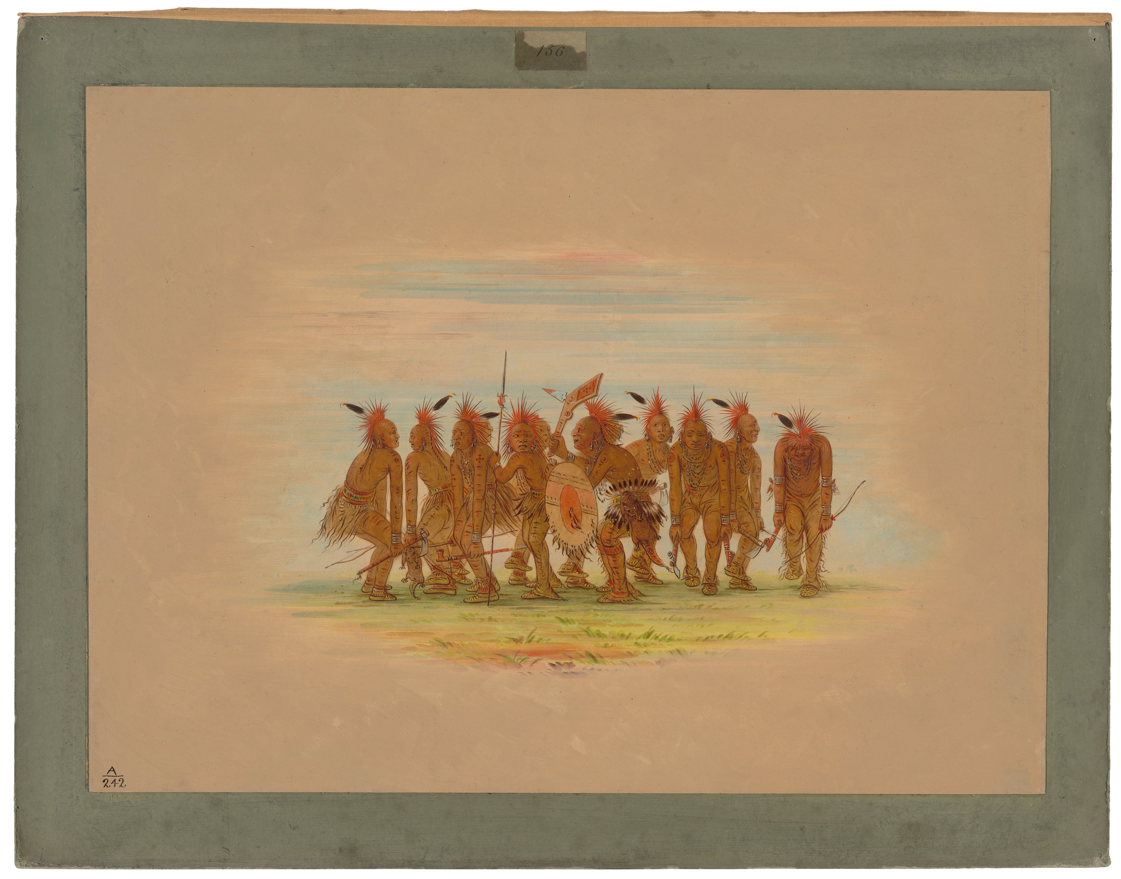Danse amusante - Saukie - George Catlin