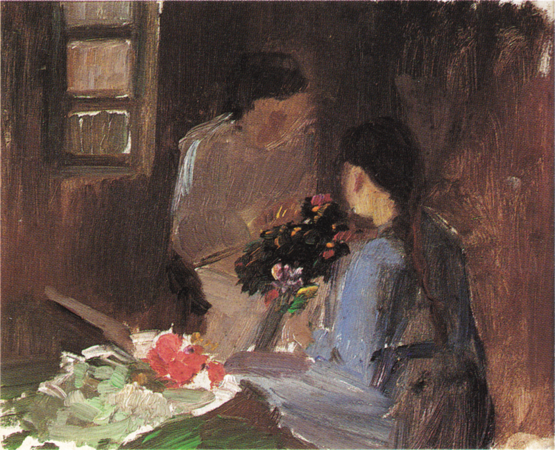 Compor buquês - Anna Ancher