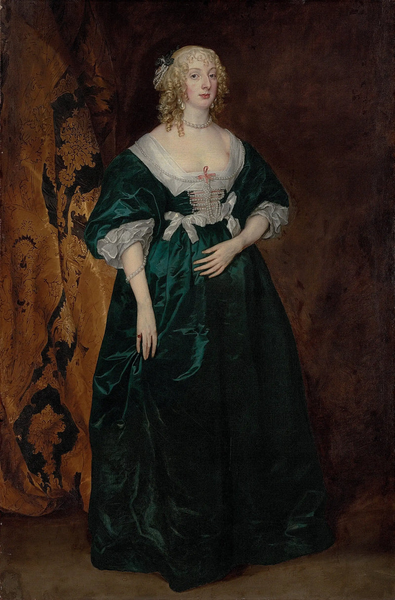 Retrato de Anne Sophia, condessa de Carnarvon - Antoine van Dyck