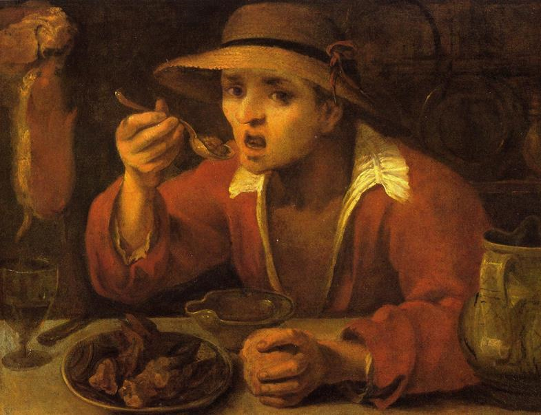 O comedor de feijão - Annibale Carracci