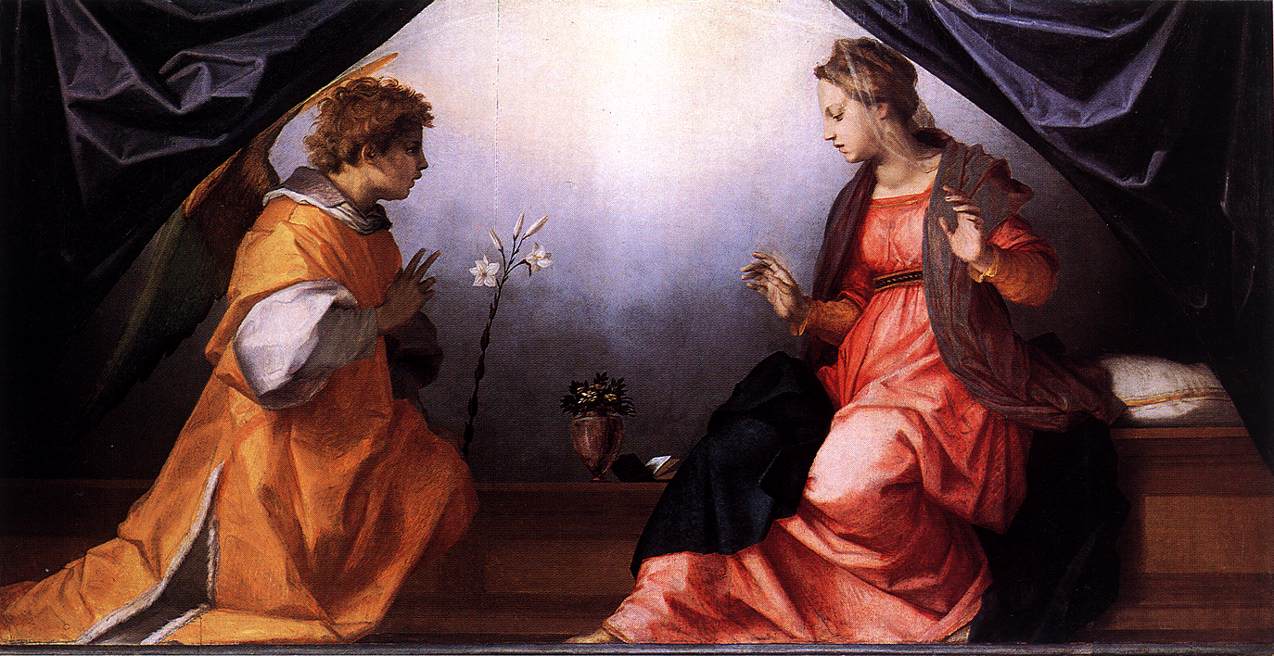 Annonciation - Andrea del Sarto
