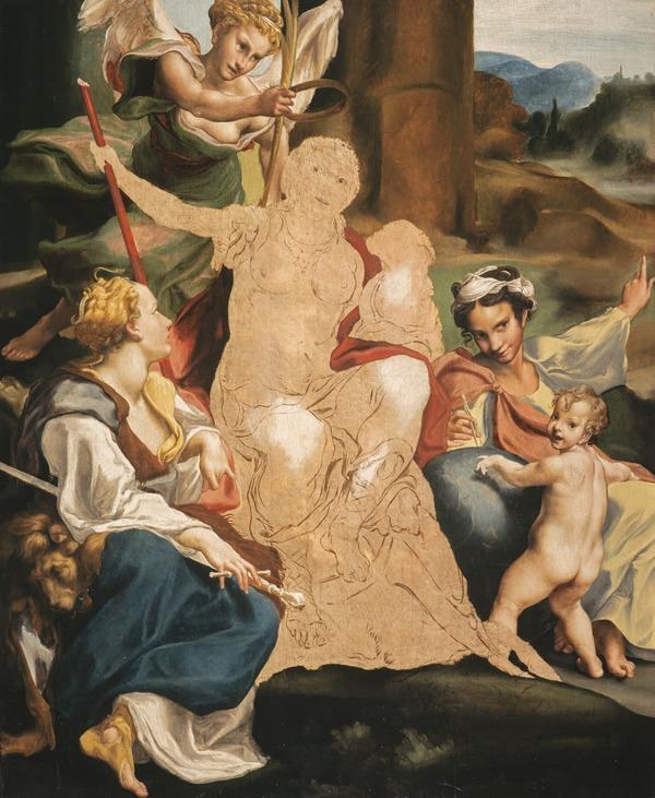 Une allégorie de la vertu (inachevée) - Antonio da Correggio