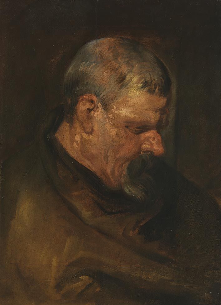 Étude d'une tête - Antoine van Dyck