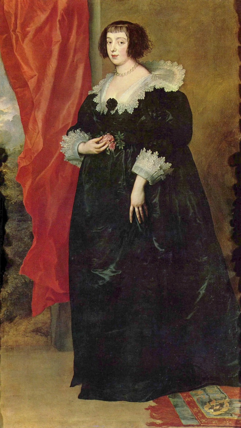 Retrato de Margarida de Lorena - Antoine van Dyck