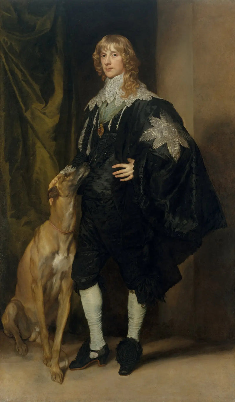 Retrato de James Stuart, duque de Lennox e Richmond - Antoine van Dyck